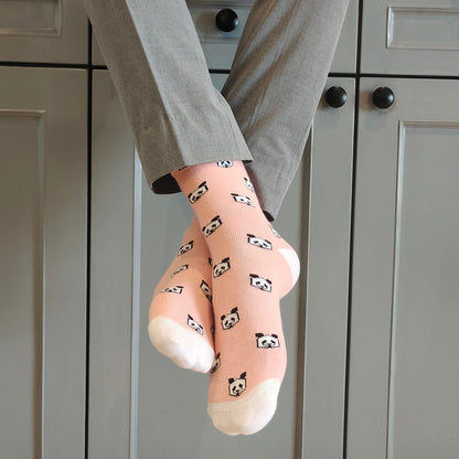 Panda Express - Pink Men's Crew Socks