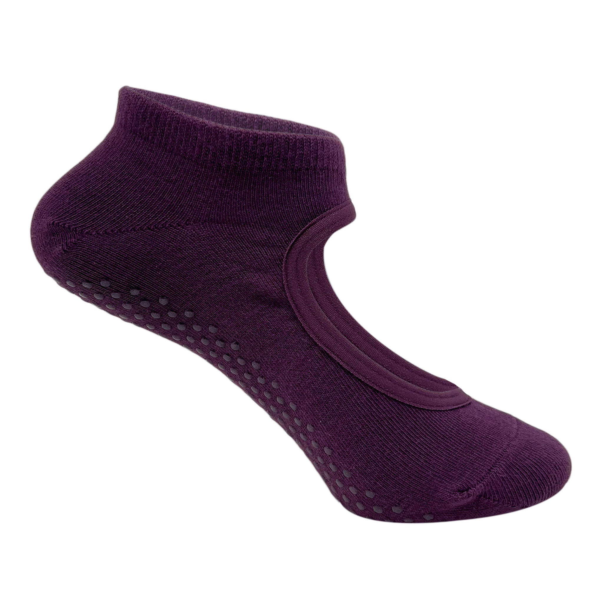 Yoga and Pilates Non-Slip Socks for Women - Maroon