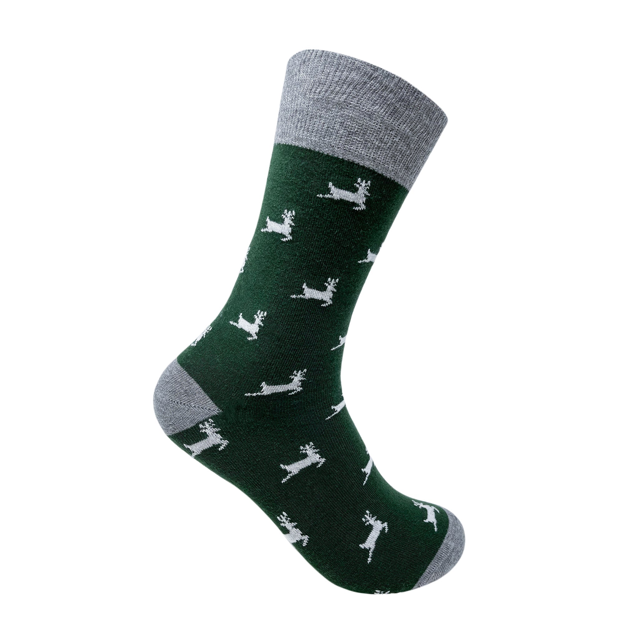 Green Dasher Men's Crew Socks