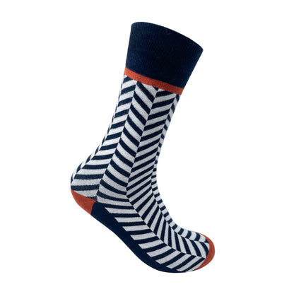 Pattern Fusion Set-of-3 Crew Socks for Men