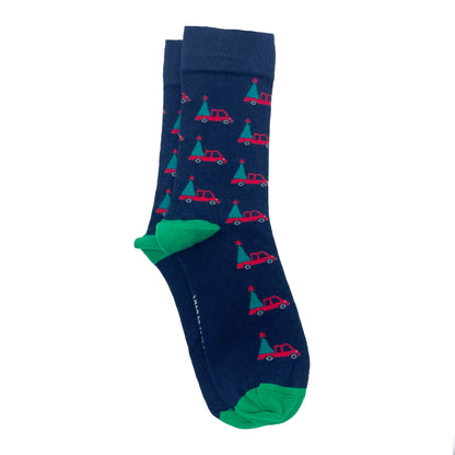 Cruisin' Christmas Men's Crew Socks