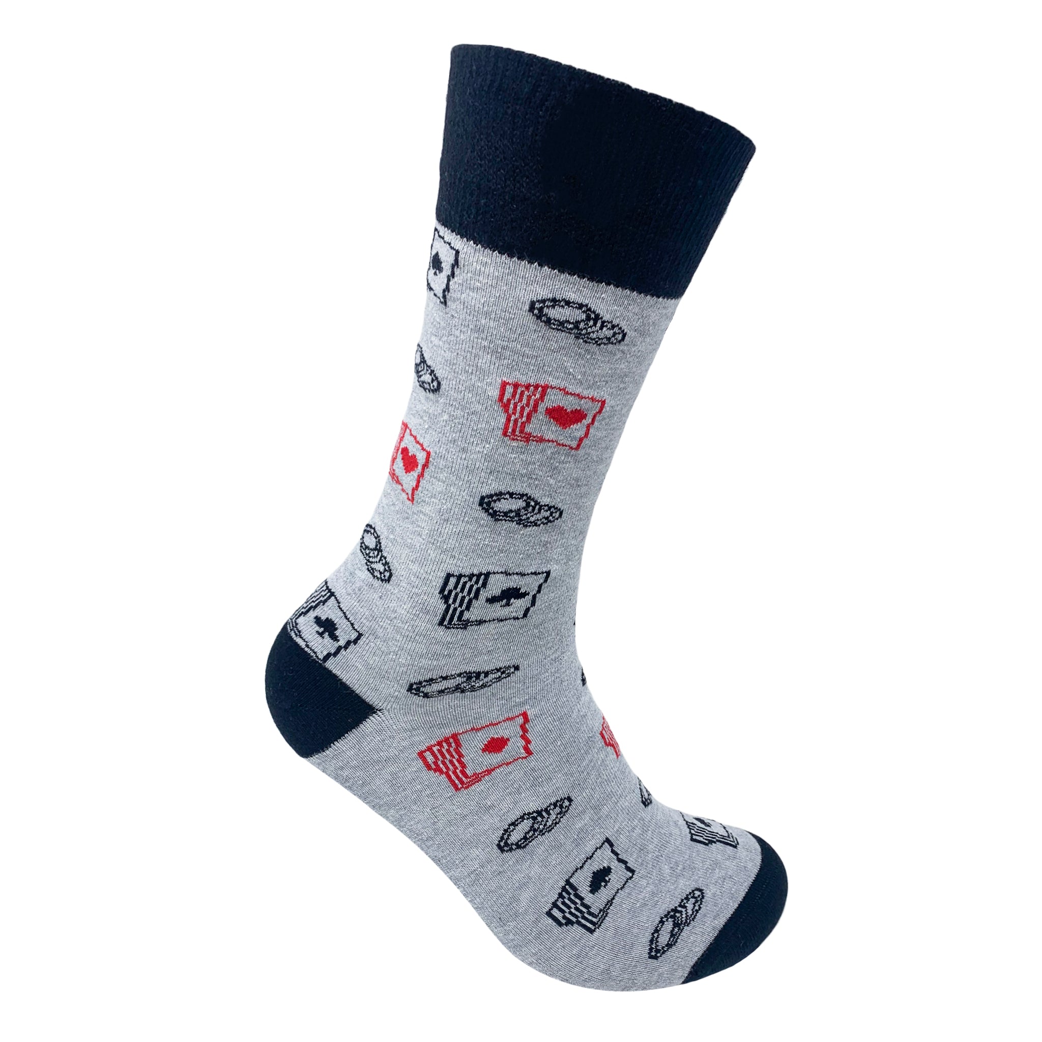 Poker Men's Crew Socks