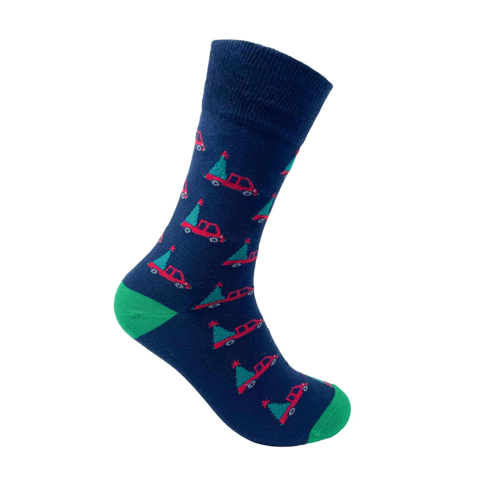 Cruisin' Christmas Men's Crew Socks