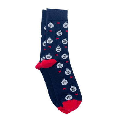 Snowflake Bauble Men's Crew Socks