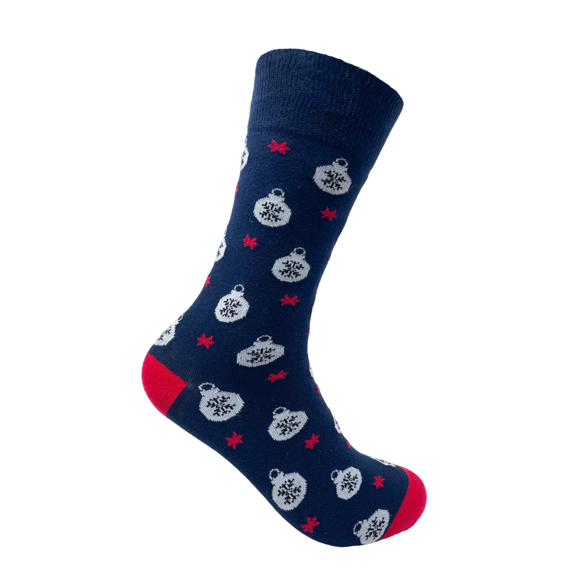 Snowflake Bauble Men's Crew Socks
