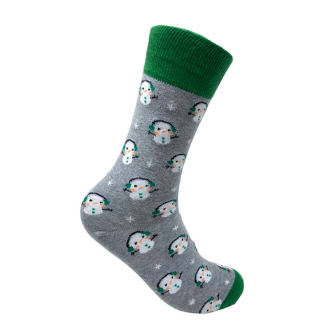 Groovy Snowman Socks For Men