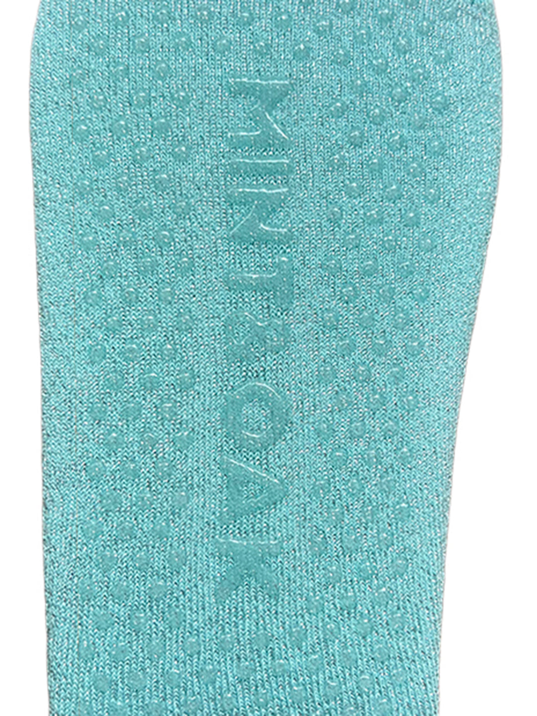 Yoga and Pilates Non-Slip Socks for Women - Shimmer Mint Green