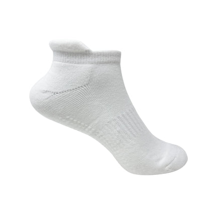 Unisex Silicone-Grip No-Fall Socks for Elderly Care - Set of 3 (Black, White, Grey)