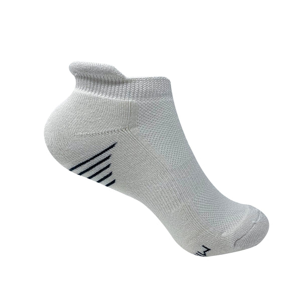 Off White Bamboo Sports Socks For Women