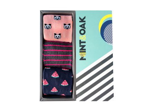 Gift box of 3 - Step Up with Crew Socks For Men