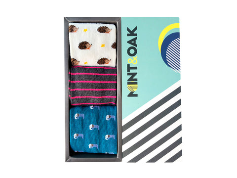 Gift box of 3 - Crew Coziness Socks For Men