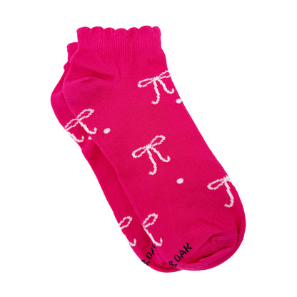 Bows & Frills Ankle Socks For Women