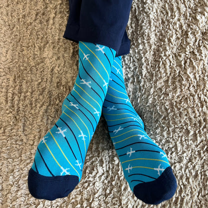 Jet Setter Men's Crew Socks