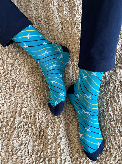 Sock-a-Doodle Set-of-3 Crew Socks for Men