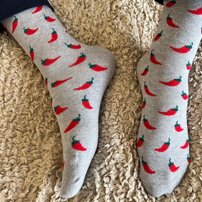 Red Hot Chillies Men's Crew Socks