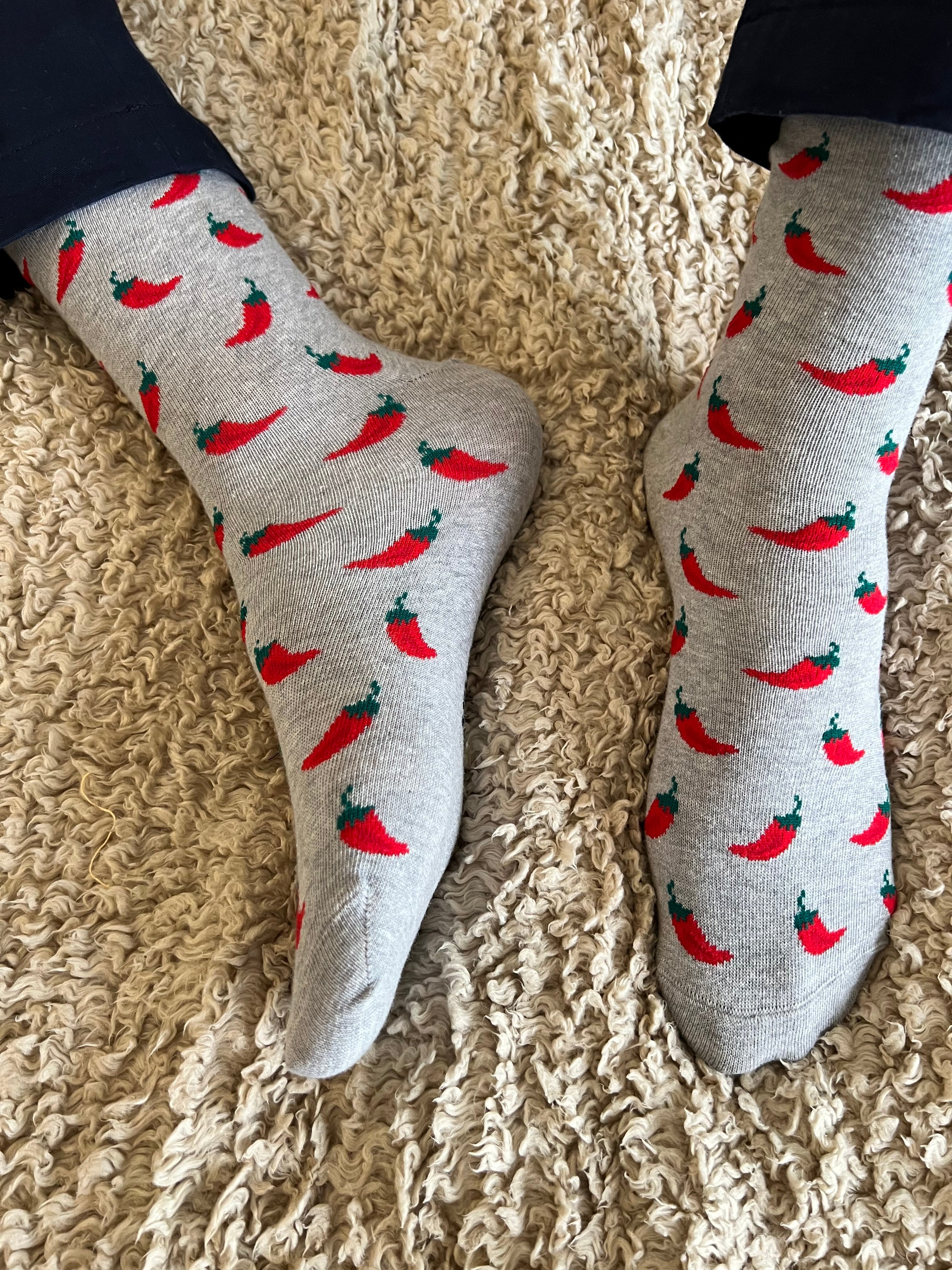 Red Hot Chillies Men's Crew Socks