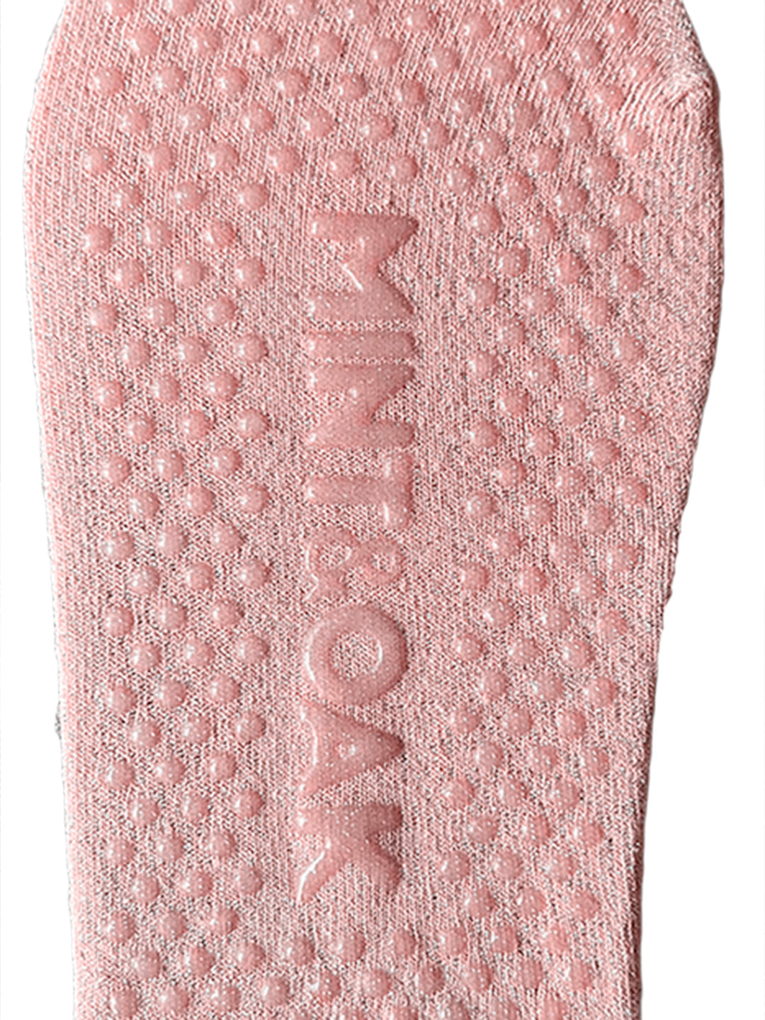 Yoga and Pilates Non-Slip Socks for Women - Shimmer Light Pink