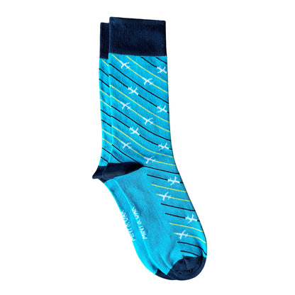 Jet Setter Men's Crew Socks