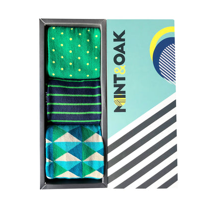 Sock Trip Set-of-3 Crew Socks for Men