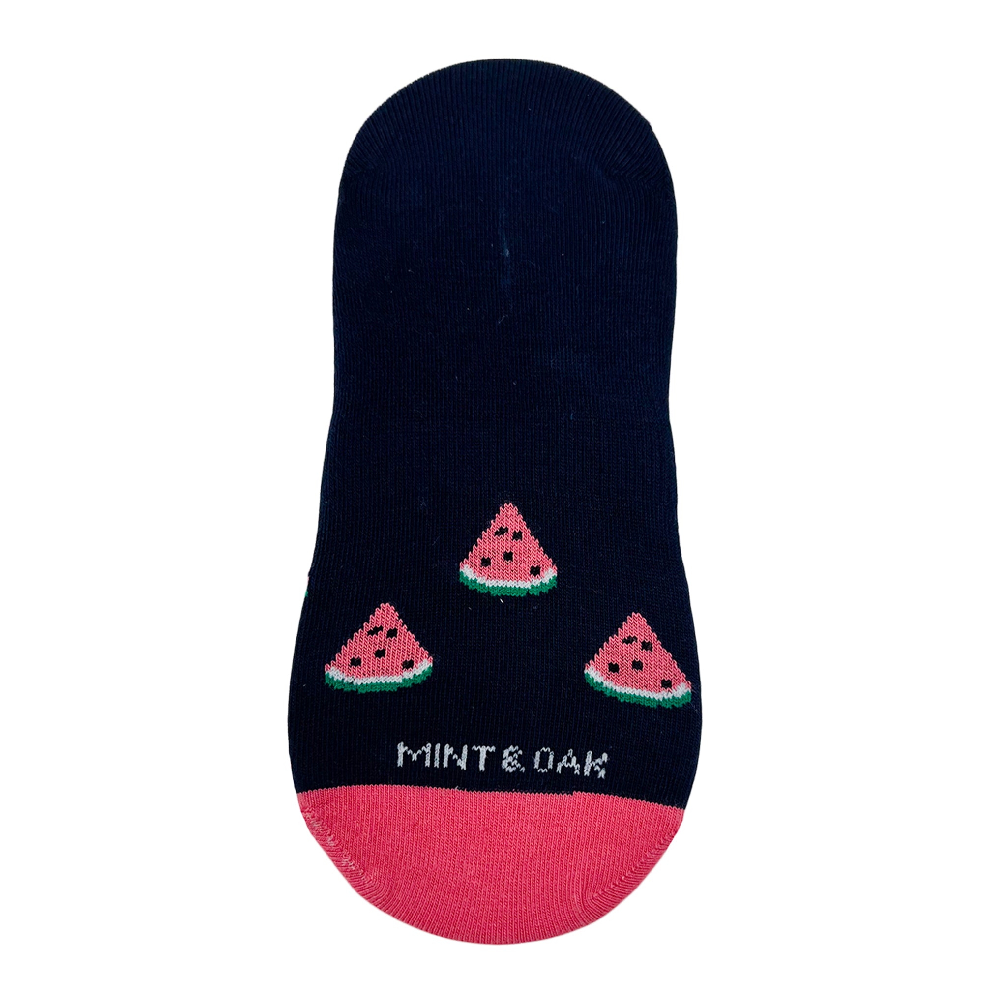 No-Show Loafer Socks for Men (One in a Melon)