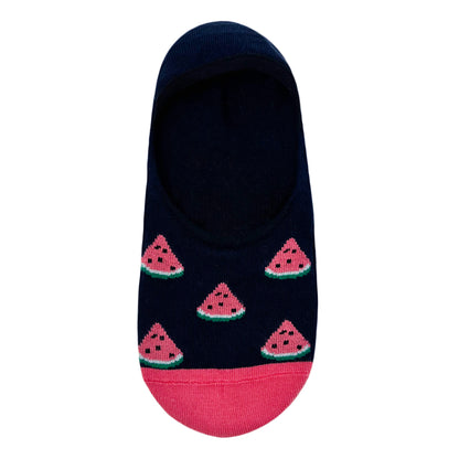 No-Show Loafer Socks for Men (One in a Melon)