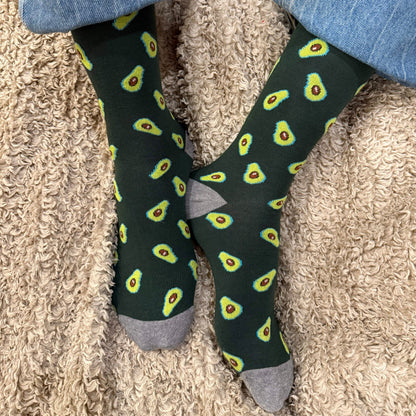 Breakfast Delight Set-of-3 Crew Socks for Men