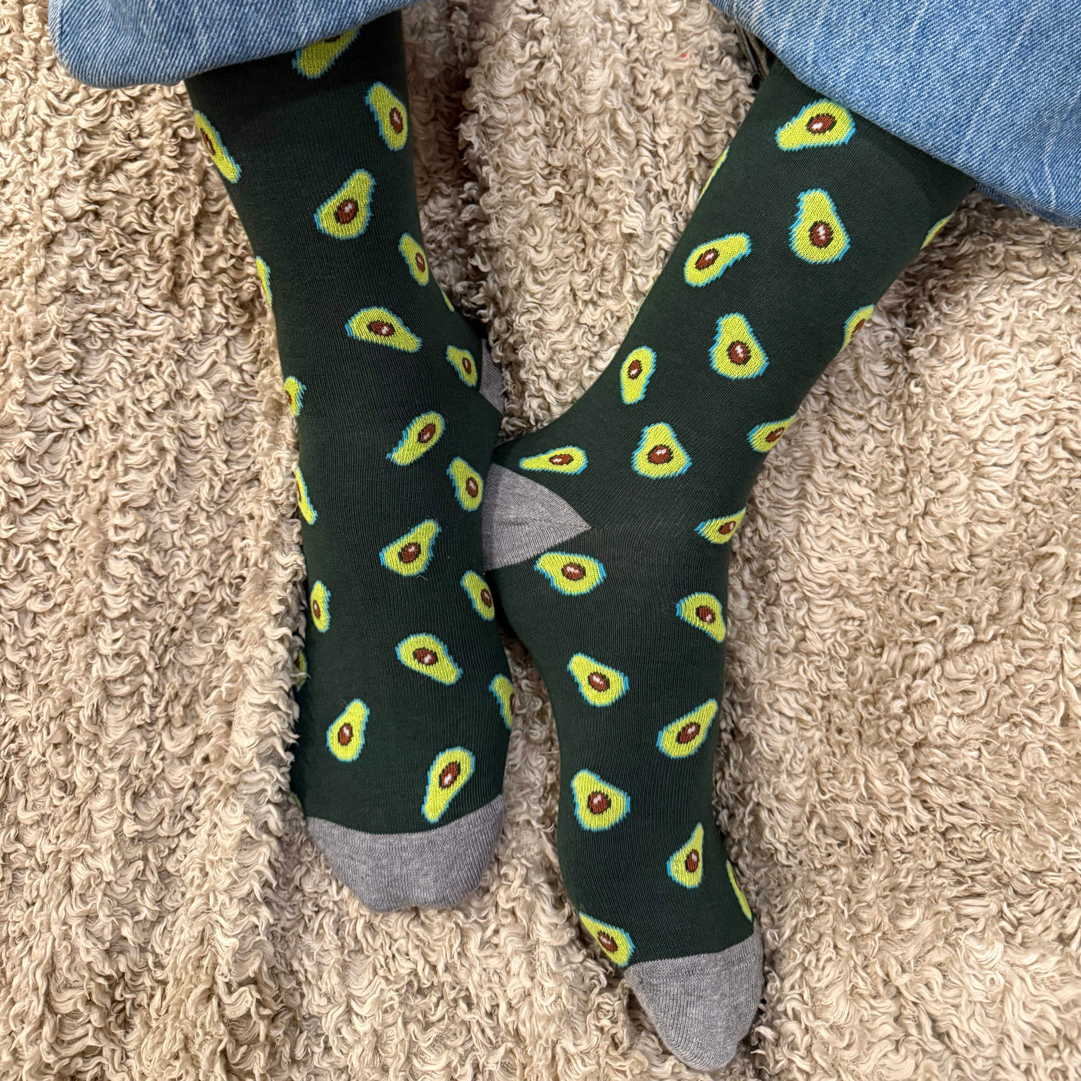 Breakfast Delight Set-of-3 Crew Socks for Men