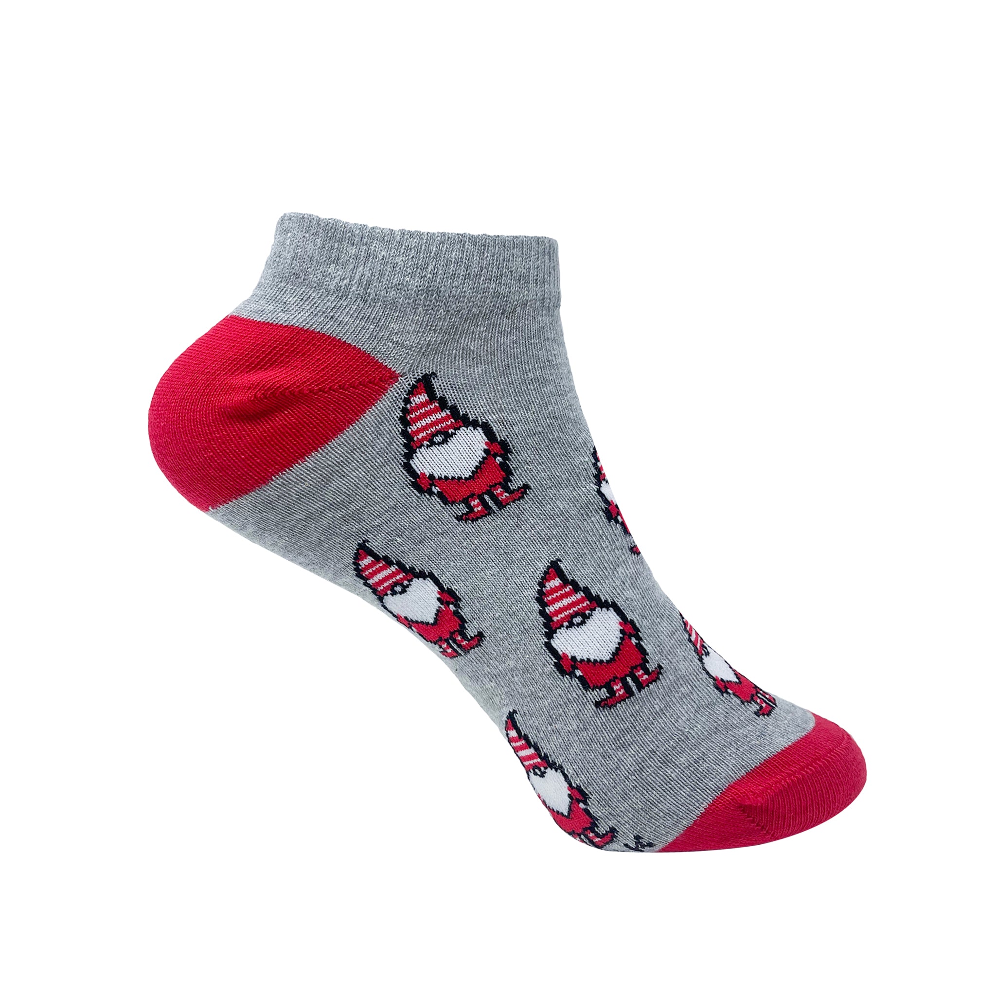 Merry Mischief Gnome Ankle Socks for Women