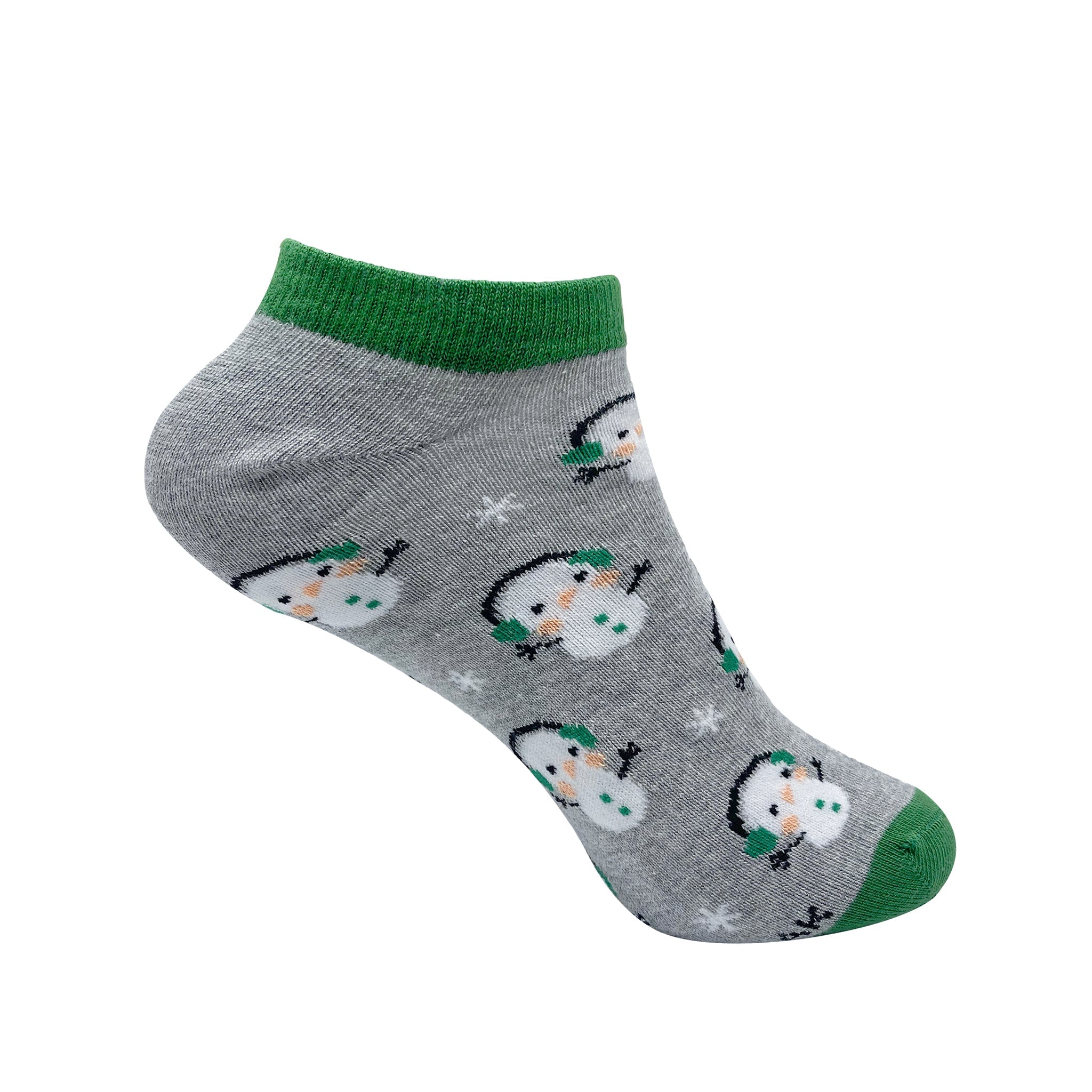 Groovy Snowman Ankle Socks for Women