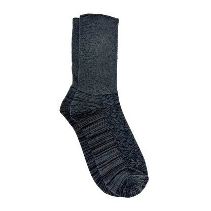 Diabetic Crew Length Unisex Socks for Men and Women - Grey