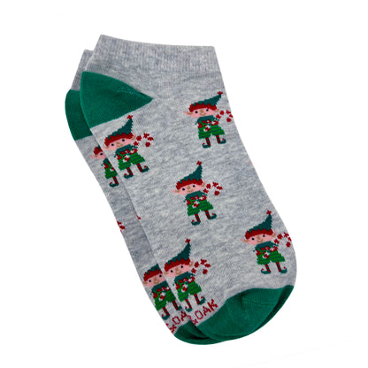 Candyland Elf Ankle Socks for Women