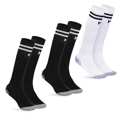 Kids Football Pack of 3 - (Black & White)