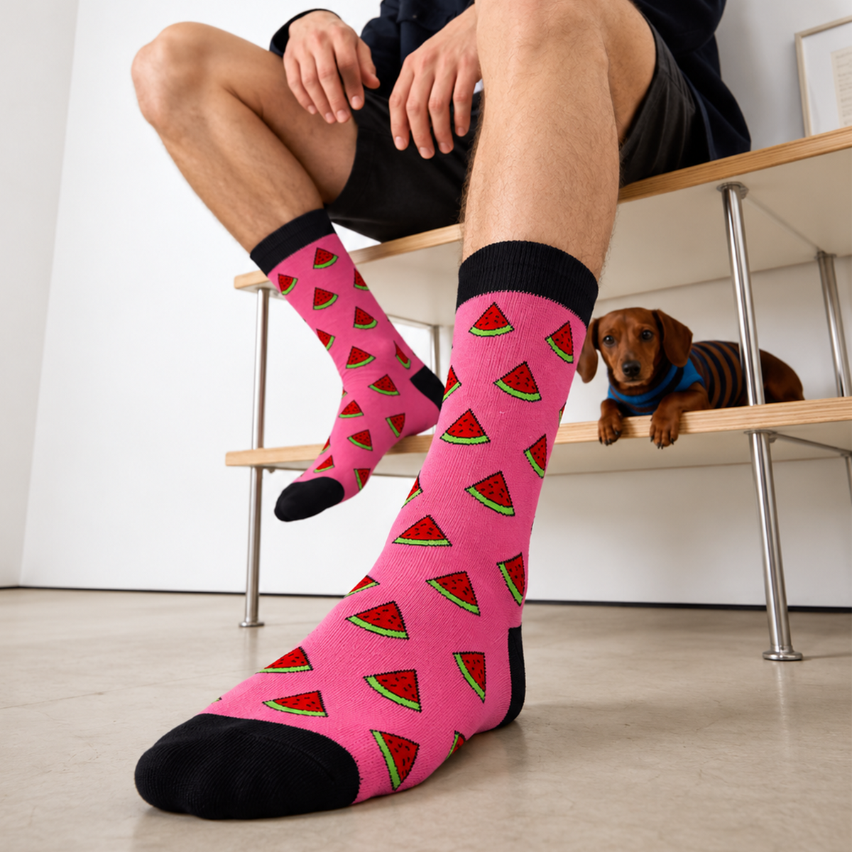 Watermelon Men's Crew Socks