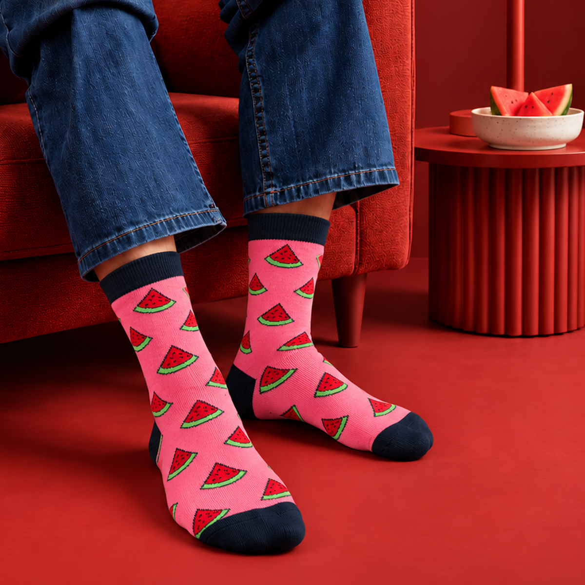 Watermelon Men's Crew Socks