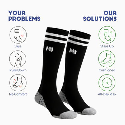 Kids Football Pack of 2 - (White & Black)