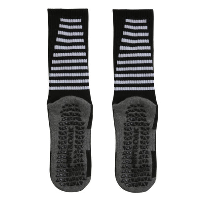 Grip Socks For Pickle, Paddle, Turf, Gym - Black