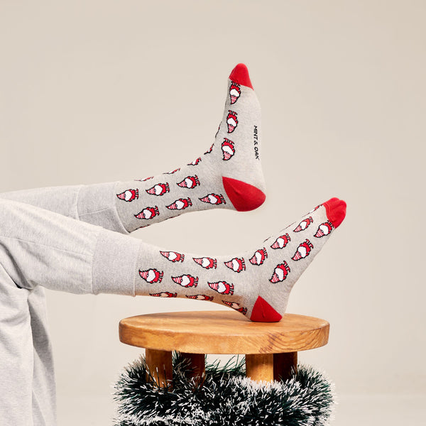Merry Mischief Gnome Socks For Men