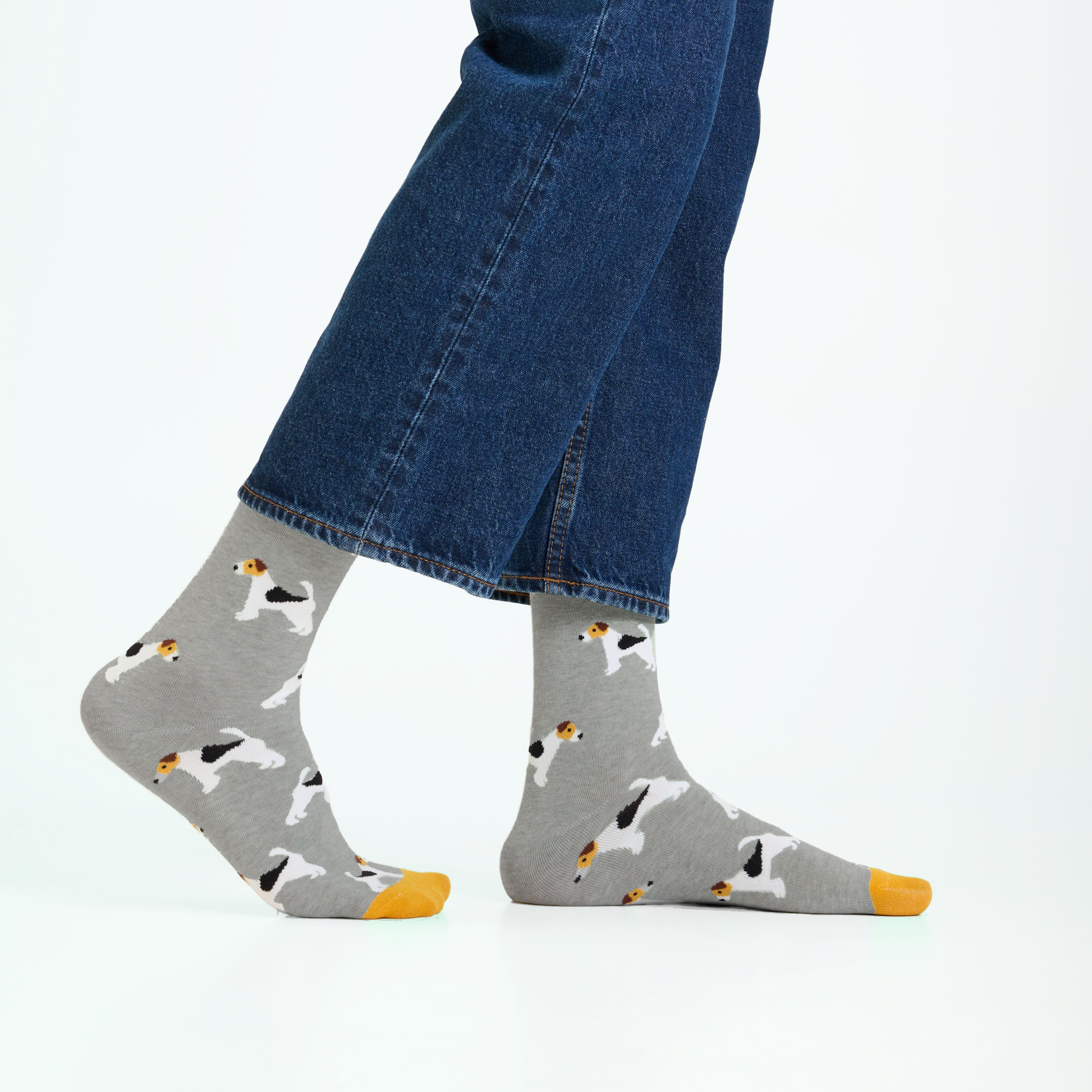 Paw Prints Men's Crew Socks