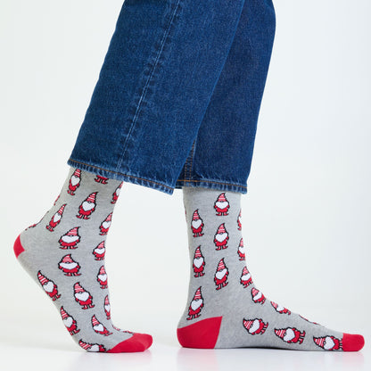 Merry Mischief Gnome Men's Crew Socks