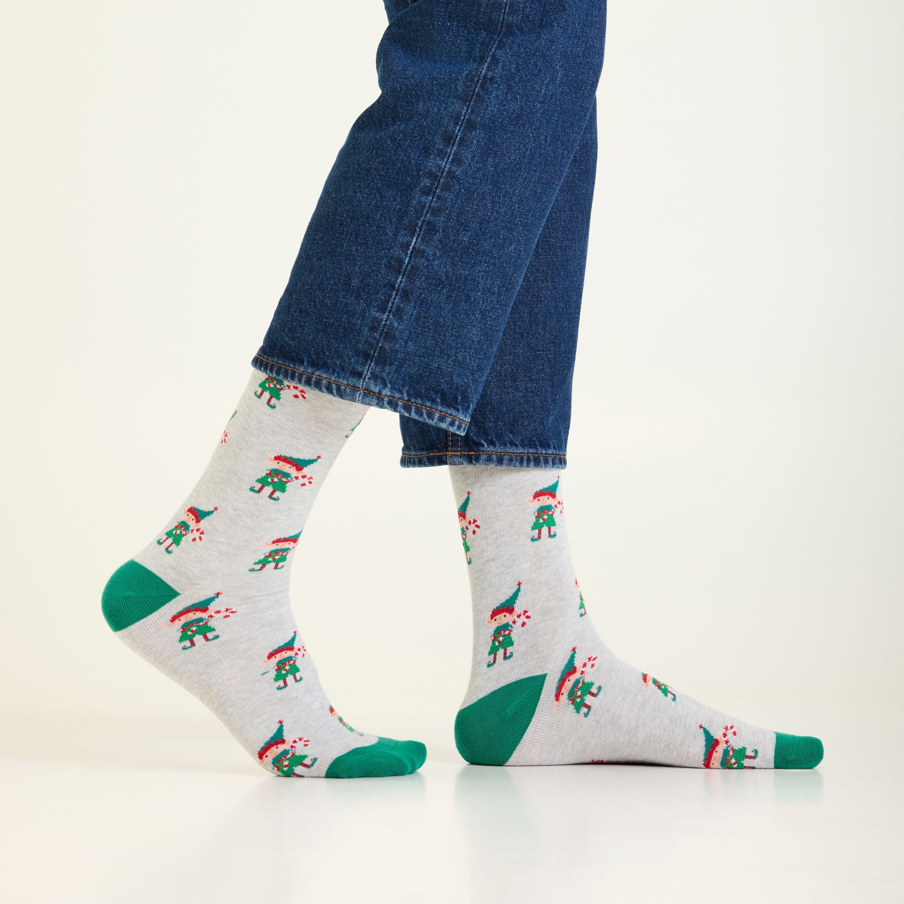 Elf Toes Trio Set-of-6 Crew Socks for Men