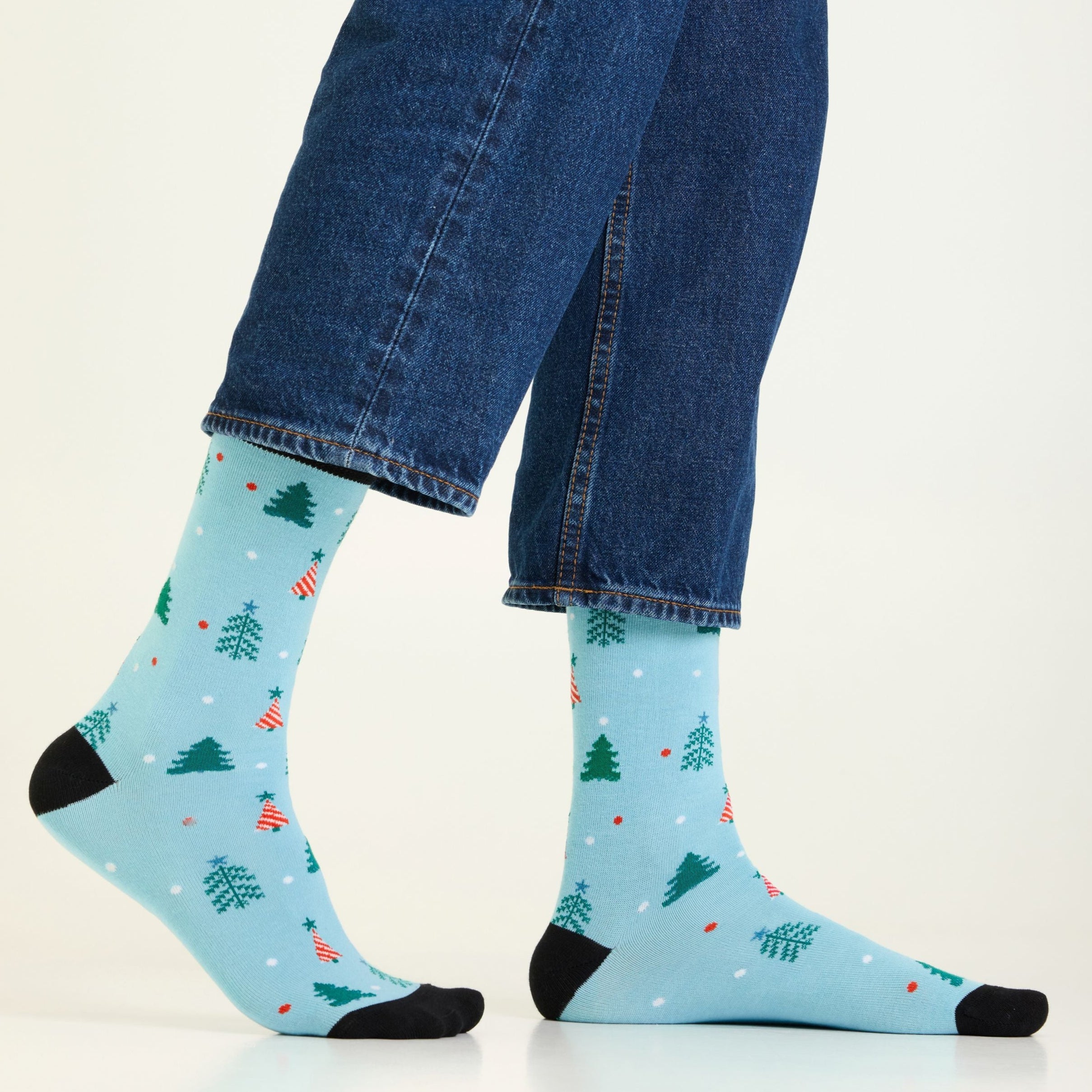 Green X’mas Men's Crew Socks