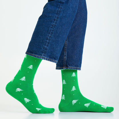 Christmas Tree Men's Crew Socks