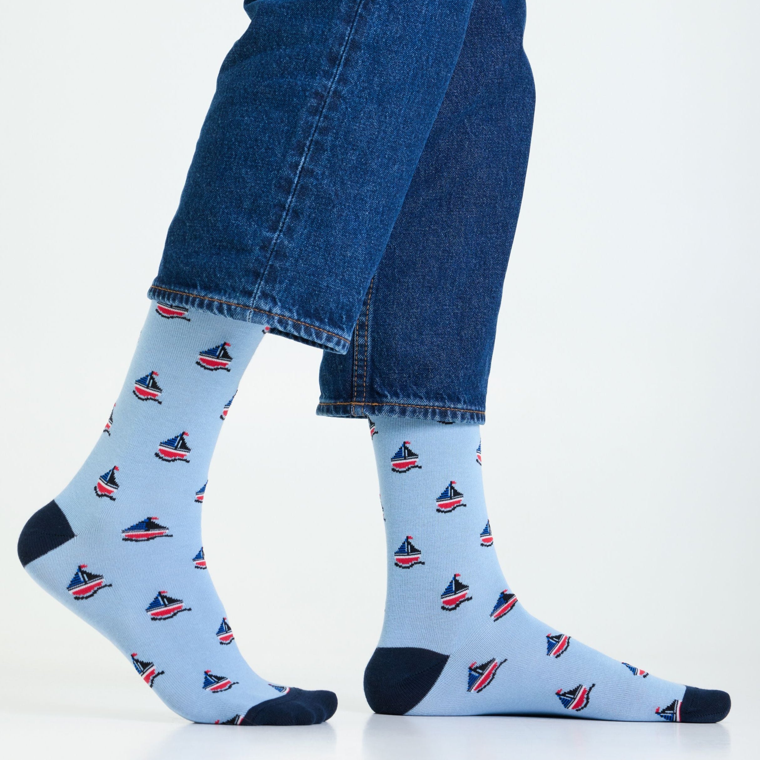 Sail Away Men's Crew Socks