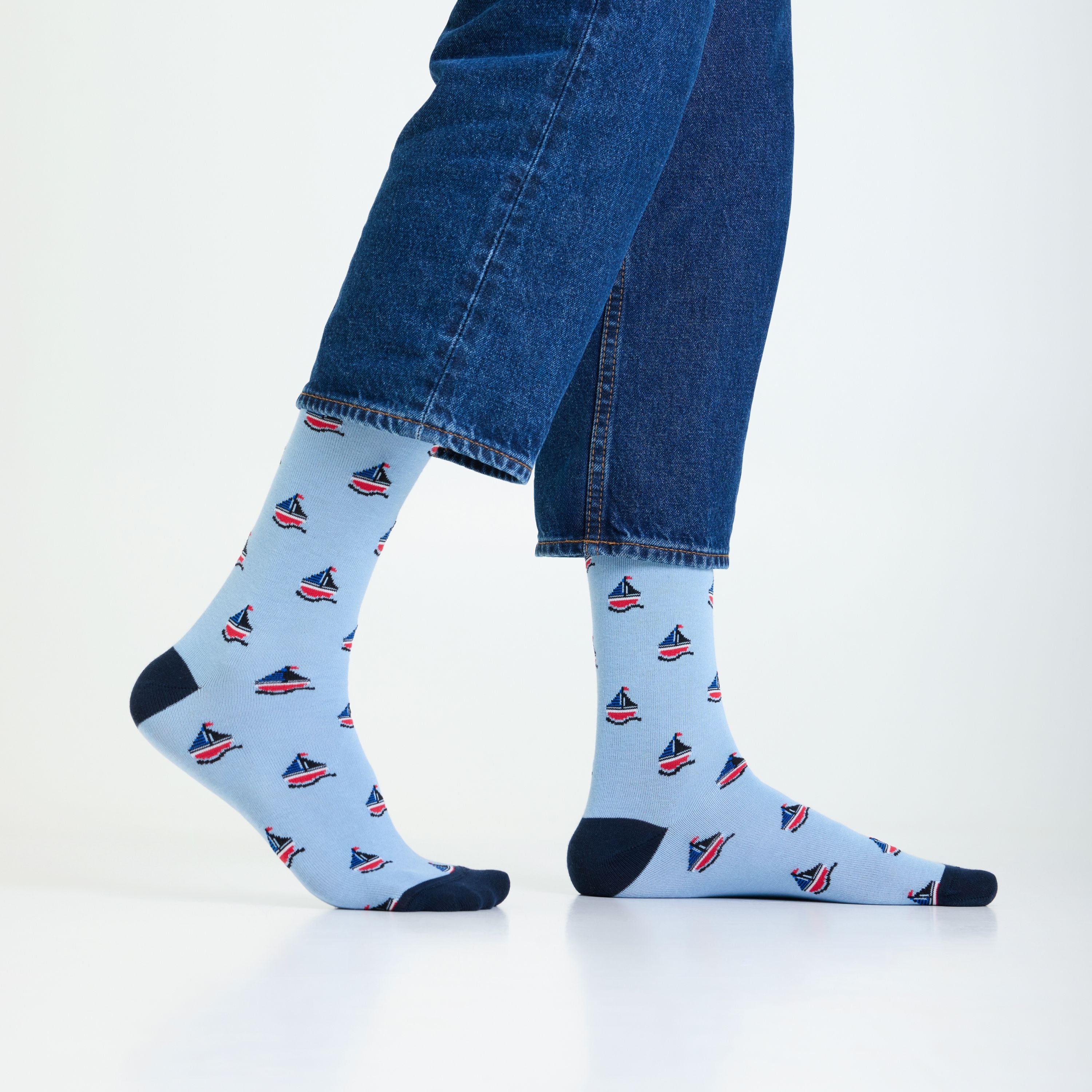 Sea You Soon Set-of-3 Crew Socks for Men