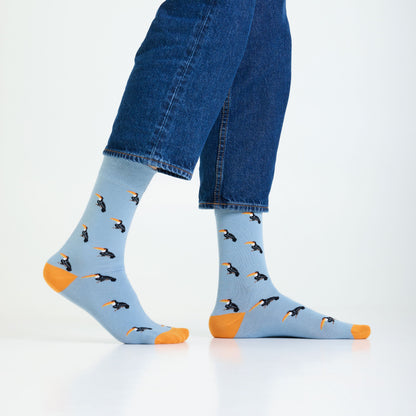 Wild at Heart Set-of-3 Crew Socks for Men