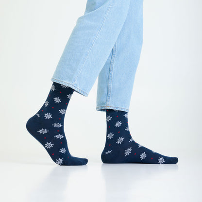 Sea You Soon Set-of-3 Crew Socks for Men