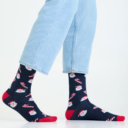 Santa’s Candy Delight Men's Crew Socks