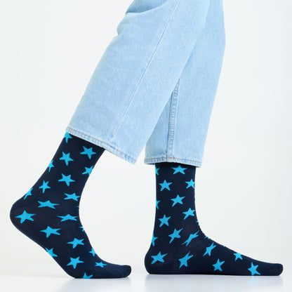 Starry Night Men's Crew Socks