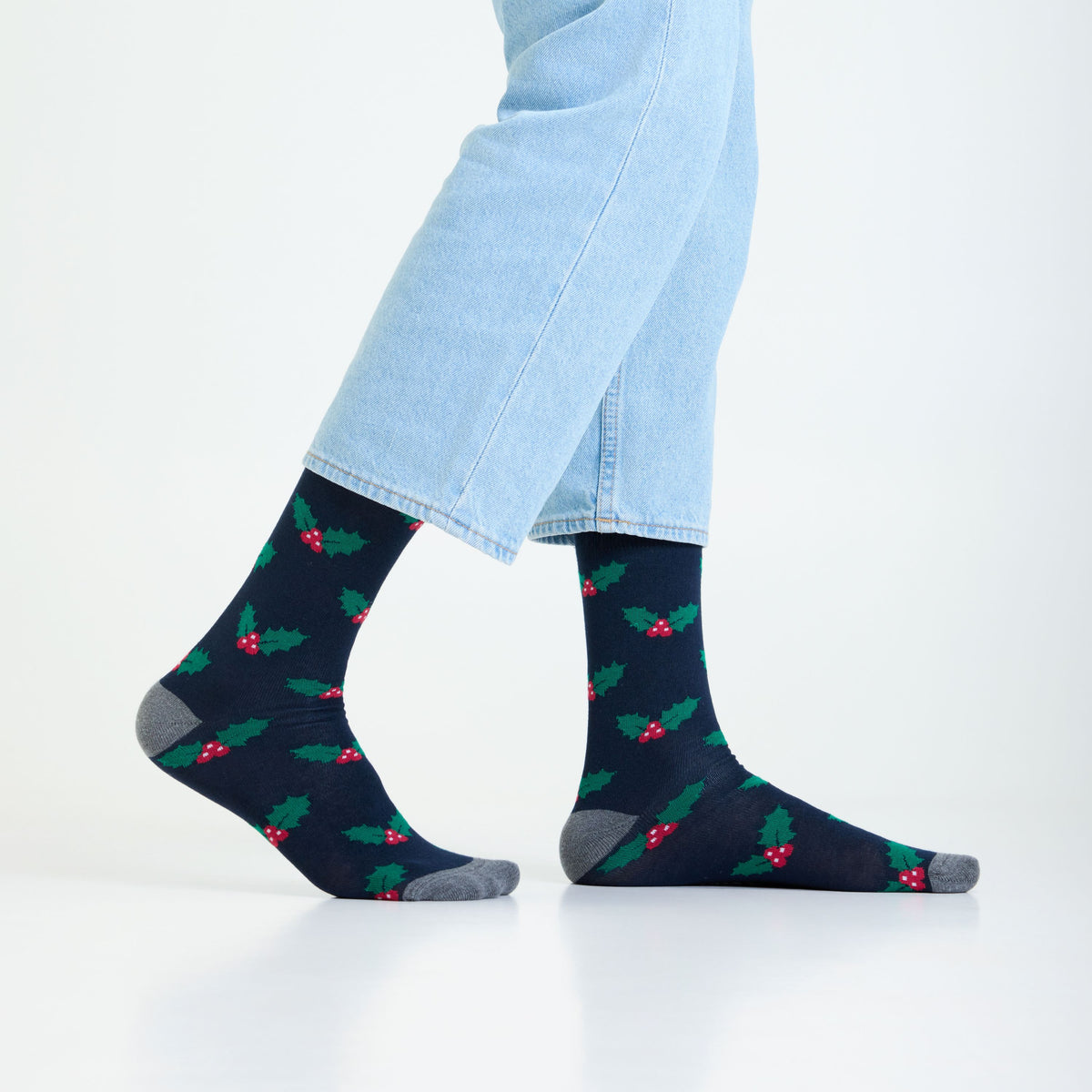 Santa’s Favourites Set-of-3 Crew Socks for Men
