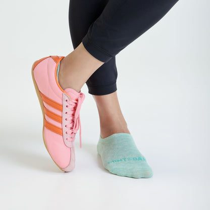 Sneaker No Show Socks For Women - Mint Green